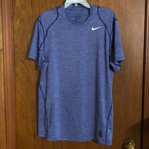 Nike Pro Dri-fit T-shirt Heathered Blue